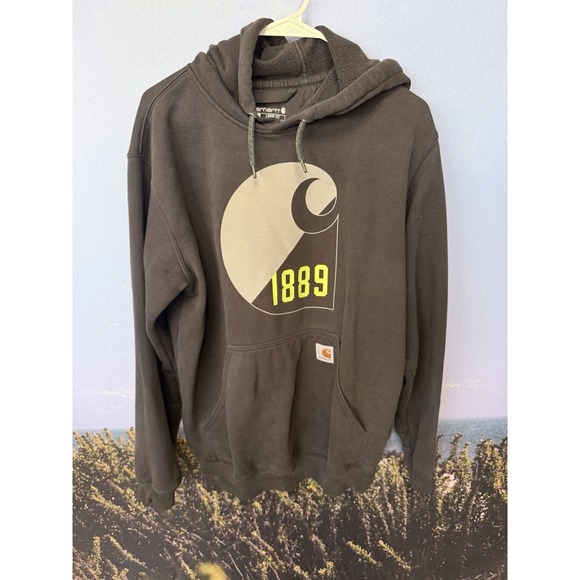 Carhartt Other - Carhartt Pullover Hoodie Men's Small 1889 Workwear Loose Fit